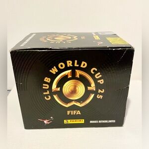 NEW Club World‎ Cup 2025 FIFA 50 Pack Panini Sticker Box USA Version NIB